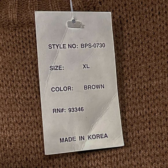 Zen Brown Crewneck Sweater Size‎ XL - Picture 9 of 12